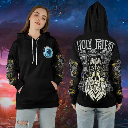 Holy Priest - WoW Class Guide V3 - All-over Print Hoodie