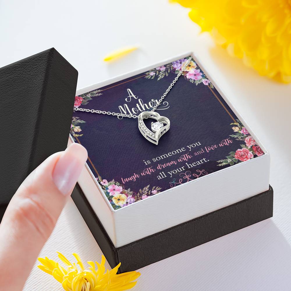A Mother Happy Mother's Day Forever Love Necklace