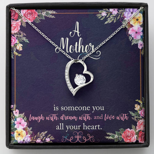 A Mother Happy Mother's Day Forever Love Necklace
