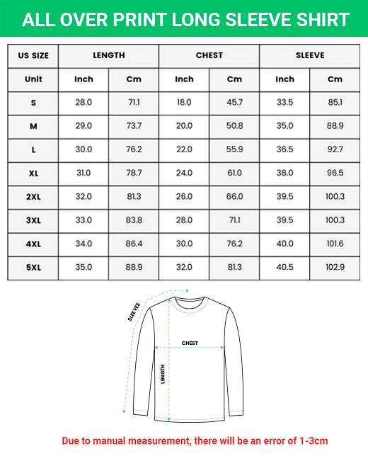Protection Warrior - Wow Class Guide V3 - AOP Long Sleeve Shirt