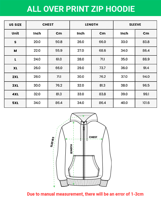 WoW Class Balance Druid Guide V1 All-over Print Zip Hoodie