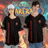 Wow Class Blood Death Knight Guide AOP Baseball Jersey Without Piping