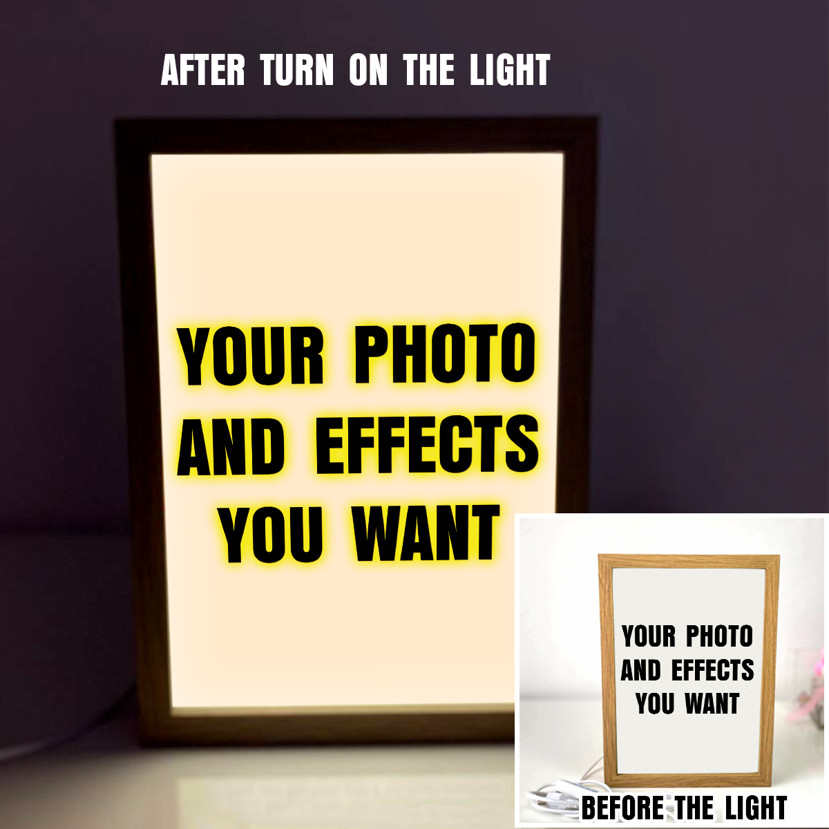 WoW Lich King 4D Led Light Frame Night Light