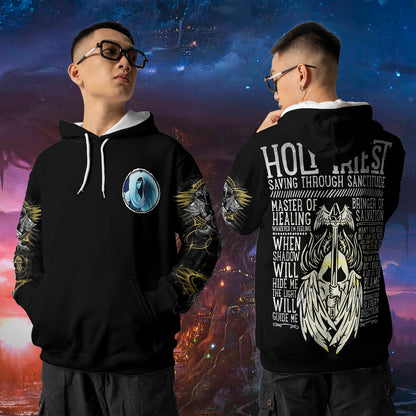 Holy Priest - WoW Class Guide V3 - All-over Print Hoodie