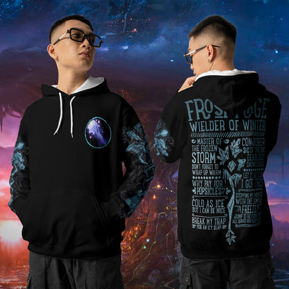 Frost Mage - WoW Class Guide V3 - All-over Print Hoodie