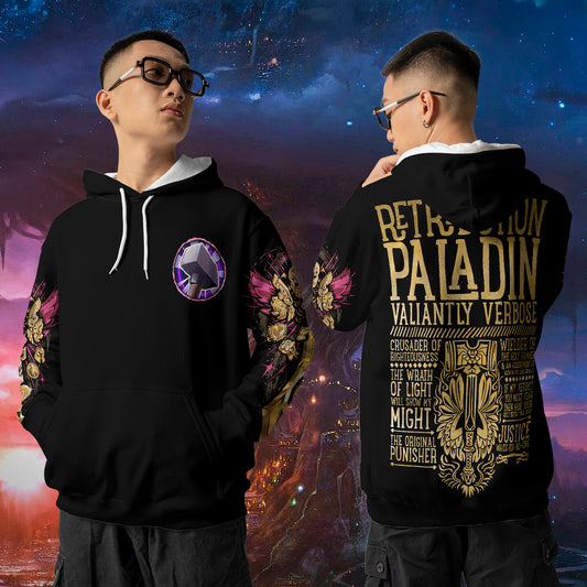 Retribution Paladin - WoW Class Guide V3 - All-over Print Hoodie