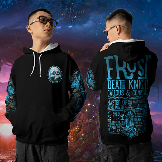 Frost Death Knight - WoW Class Guide V3 - All-over Print Hoodie
