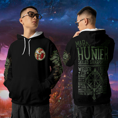 Marksmanship Hunter - WoW Class Guide V3 - All-over Print Hoodie
