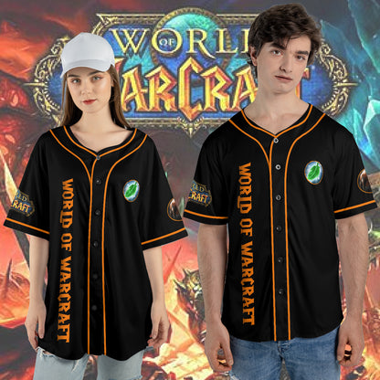 Wow Class Restoration Druid Guide AOP Baseball Jersey Without Piping
