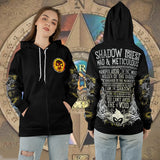 WoW Class Shadow Priest Guide V1 All-over Print Zip Hoodie