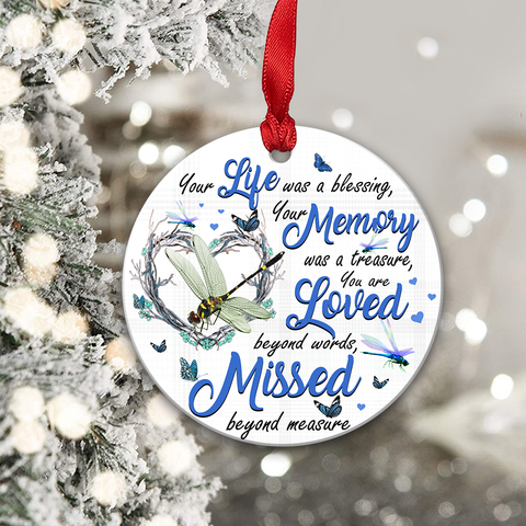 Memory Loved Missed Ornaments Acrylic/Wooden Ornament