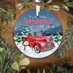 Wonderful Time Of The Year Ornaments Acrylic/Wooden Ornament