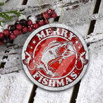 Merry Fishmas Acrylic/Wooden Ornament