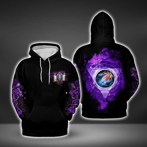 Mage Icon Class WoW AOP Hoodie Premium