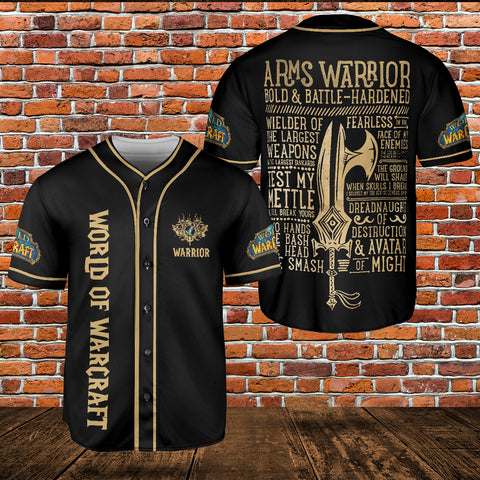 Arms Warrior Wow Collection AOP Baseball Jersey