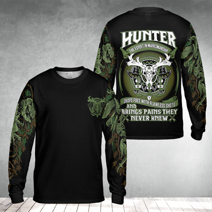 Hunter Class Color Wow AOP Long Sleeve Shirt