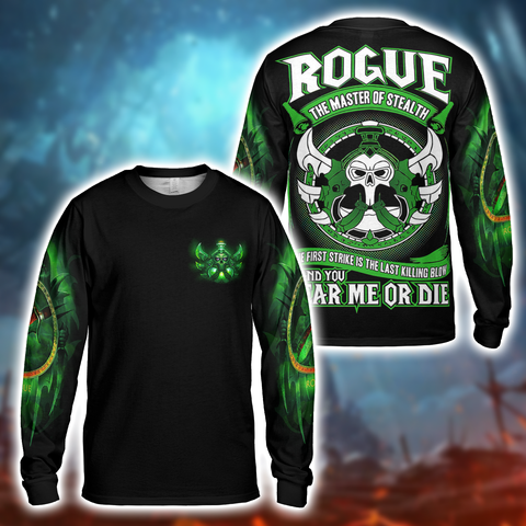 rogue class wow collector's edition AOP Long Sleeve Shirt