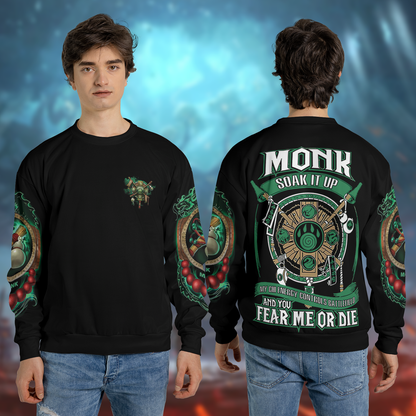 Monk Class Wow Collector's Edition AOP Sweatshirt Premium