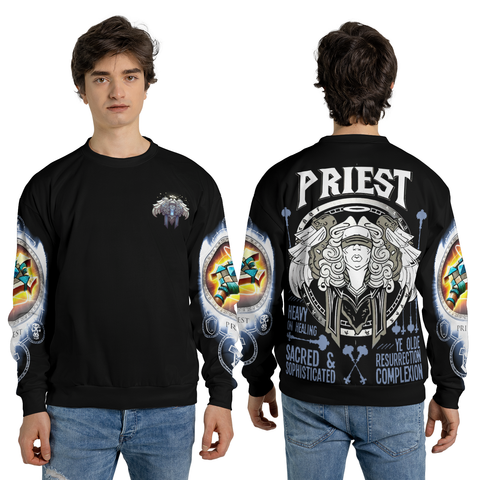 Priest Color WoW AOP Sweatshirt Premium
