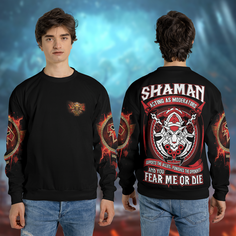 Shaman Class Wow Collector's Edition AOP Sweatshirt Premium