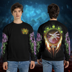 Warlock Class Icon Color WoW AOP Sweatshirt Lightweight