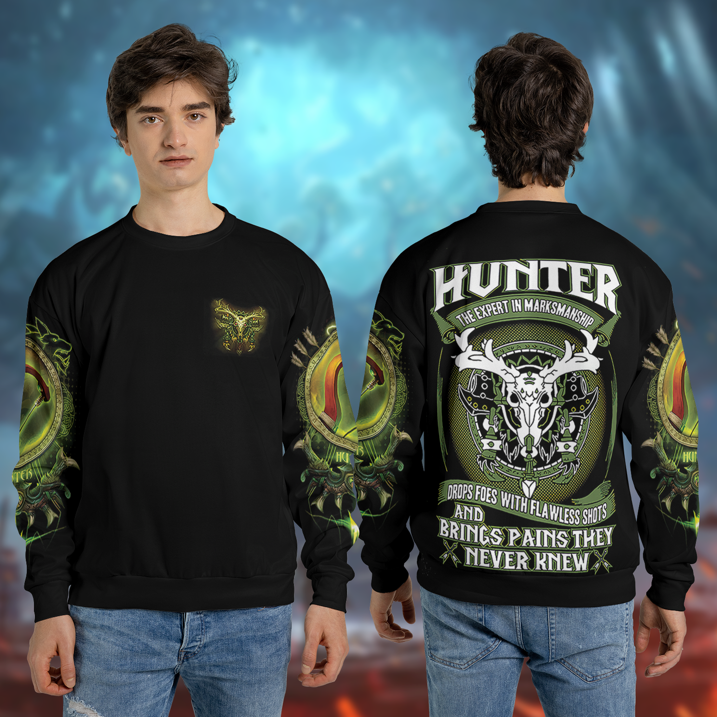 Hunter Class Wow Collector's Edition AOP Sweatshirt Premium