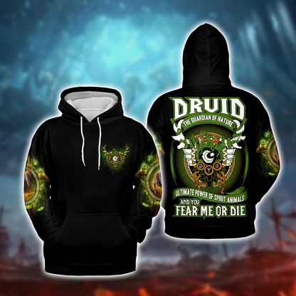 Druid Edition WoW AOP Hoodie Premium