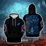 Elemental Shaman Guide Shaman Class V2 WoW Collections AOP Hoodie