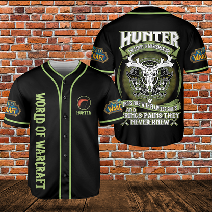 Hunter Class Icon V1 Classic Wow Collection AOP Baseball Jersey