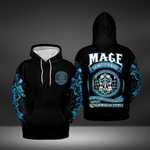 Mage - Masters of Time and Space - WoW Class AOP Hoodie Lightweight
