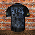 Enhancement Shaman Wow Collection AOP Baseball Jersey