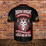 WOW Death Knight DK Class AOP Baseball Jersey Without Piping