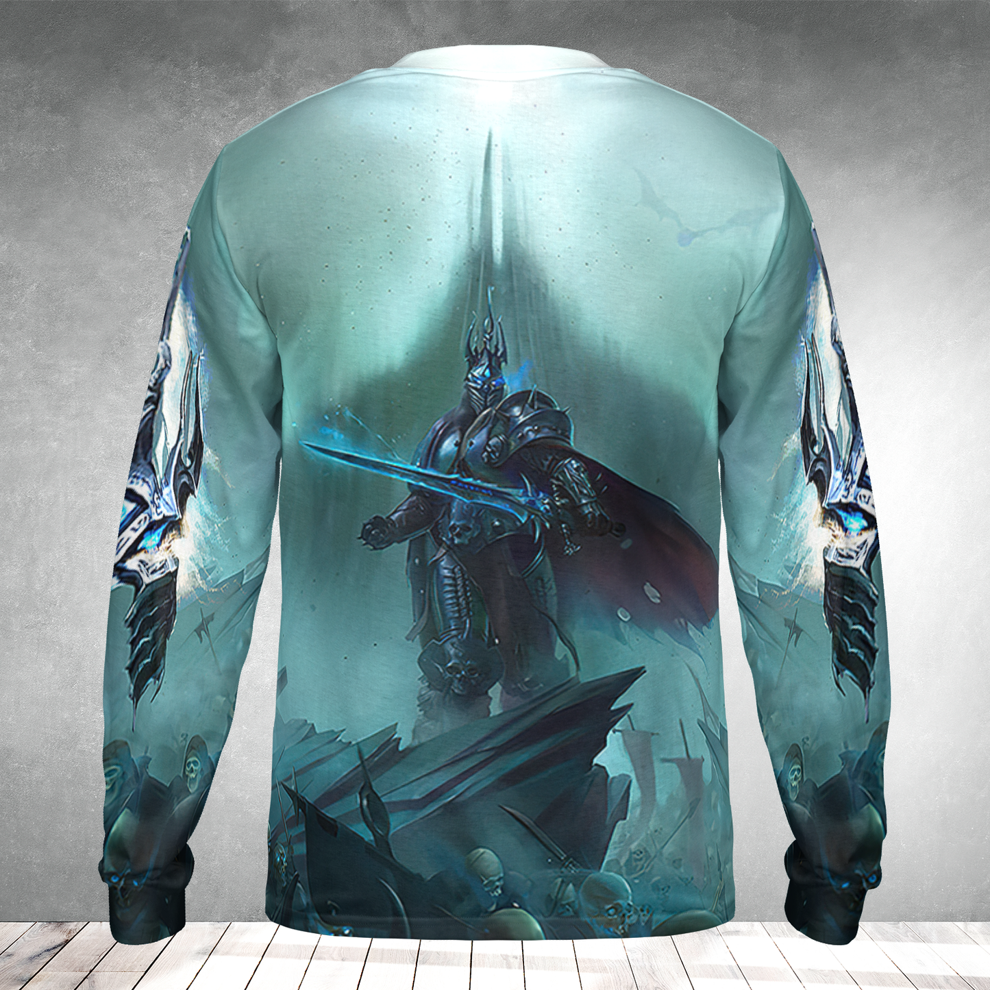 LK Lord of the Scourge Wow AOP Long Sleeve Shirt