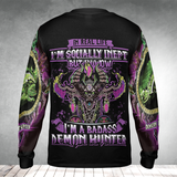Demon Hunter Class Color Wow AOP Long Sleeve Shirt