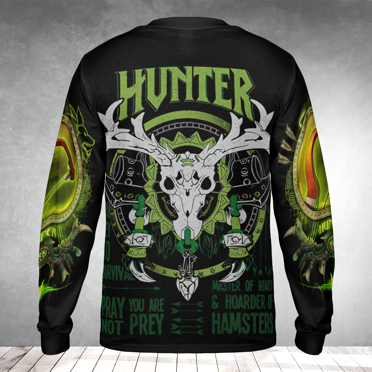 Hunter Class Wow AOP Long Sleeve Shirt
