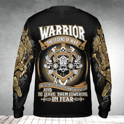 Warrior Class Color Wow AOP Long Sleeve Shirt