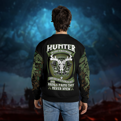 Hunter Class Color WoW AOP Sweatshirt Lightweight
