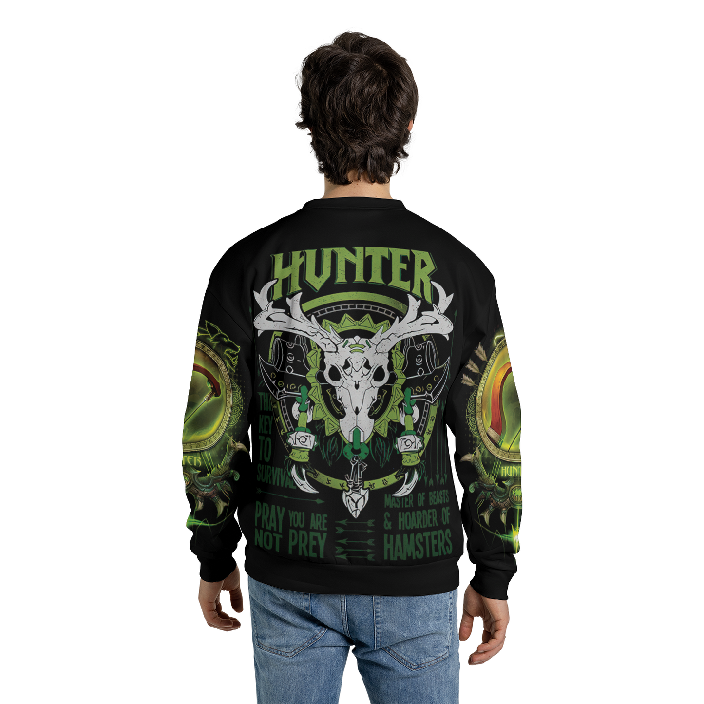 Hunter Color WoW AOP Sweatshirt Premium