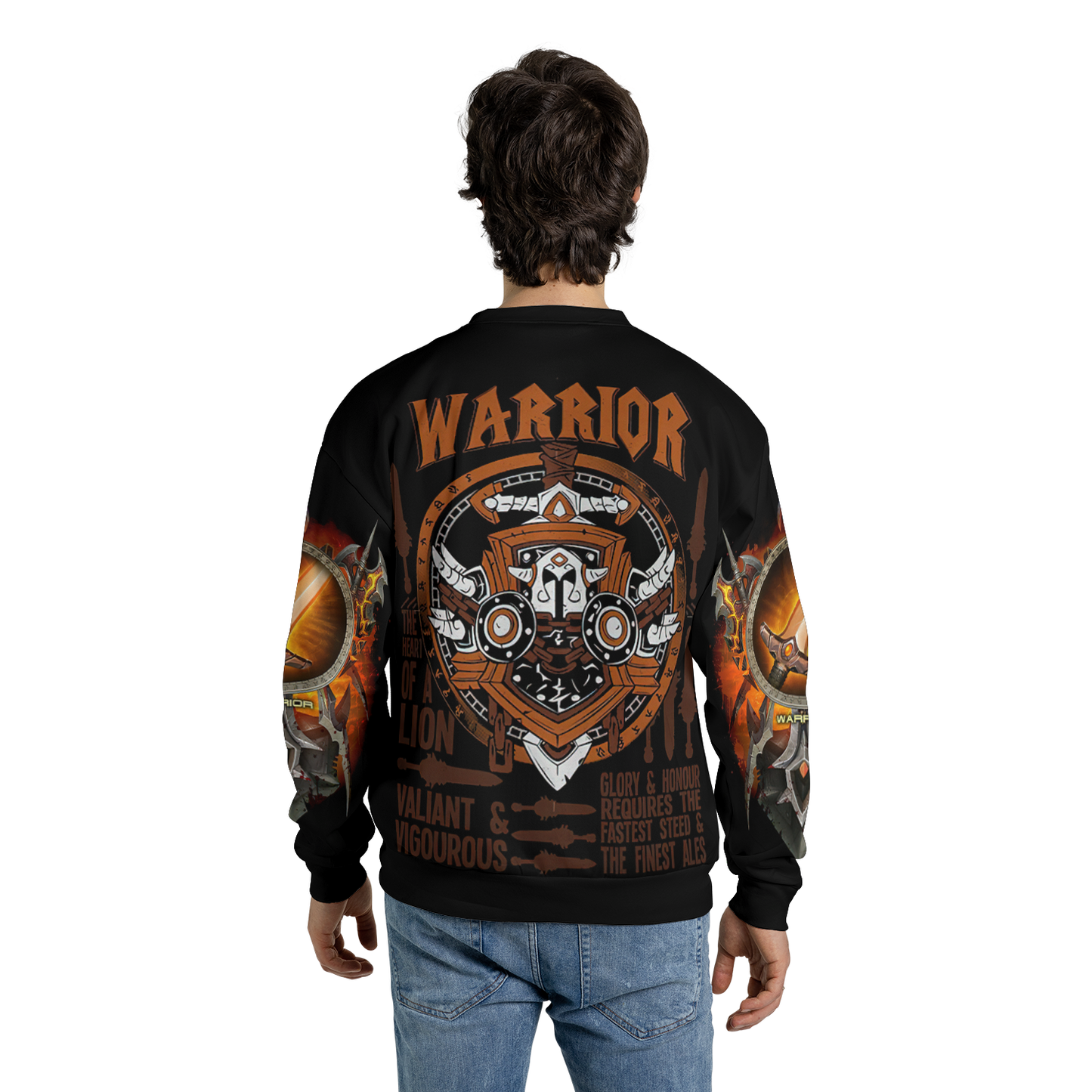 Warrior Color WoW AOP Sweatshirt Premium