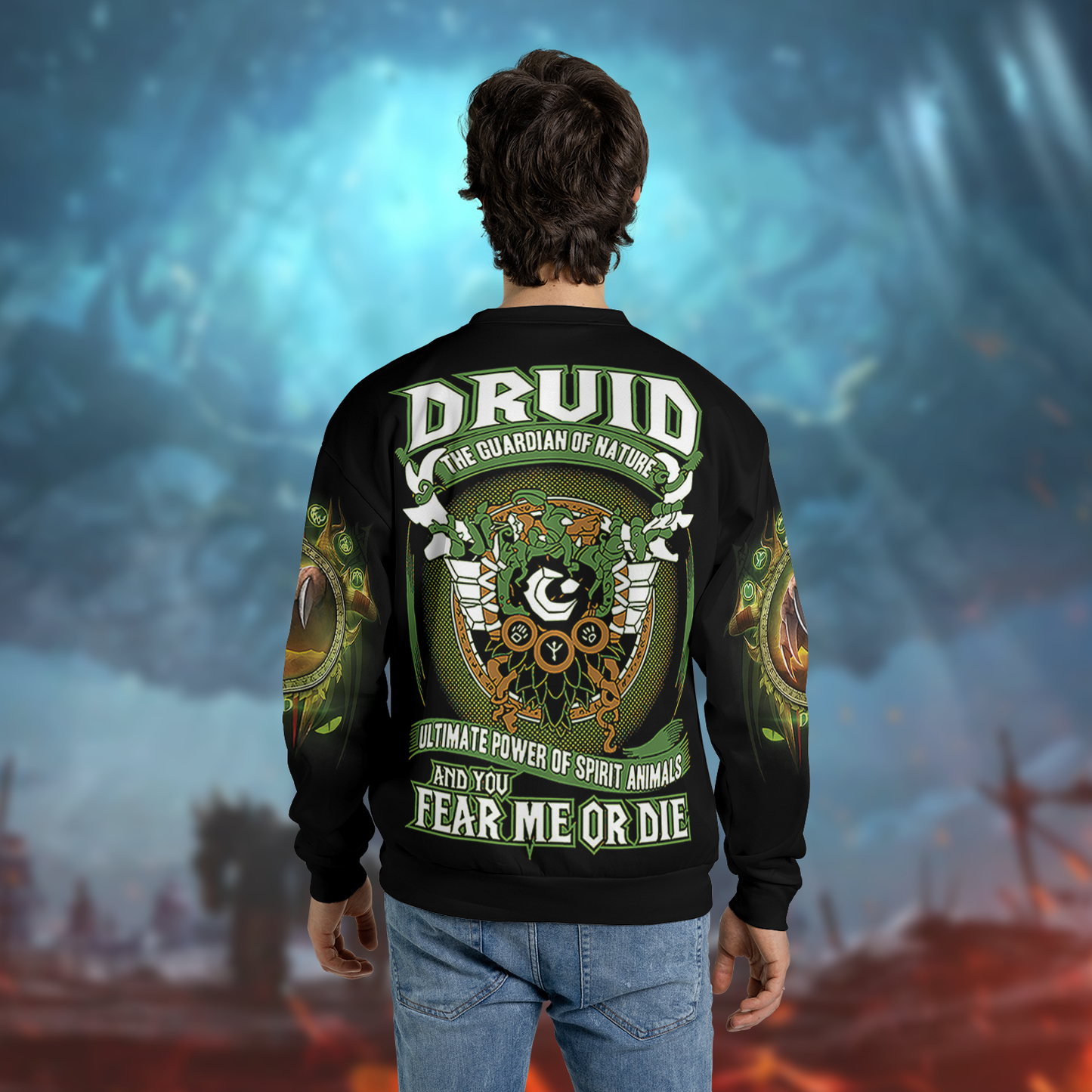 Druid Class Wow Collector's Edition AOP Sweatshirt Premium