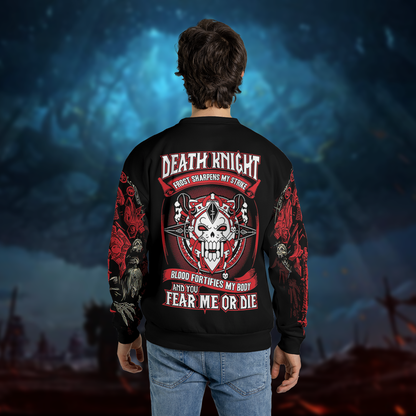 Death Knight Class Color WoW AOP Sweatshirt Premium