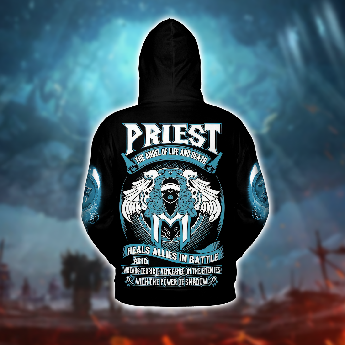 Priest Edition WoW AOP Hoodie Lightweight