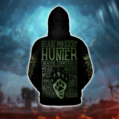 Beast Mastery Hunter WoW Class Guide V1 AOP Hoodie