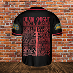 Death Knight Class Icon V2 Classic Wow Collection AOP Baseball Jersey