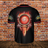 Death Knight Class Icon V3 Classic Wow Collection AOP Baseball Jersey