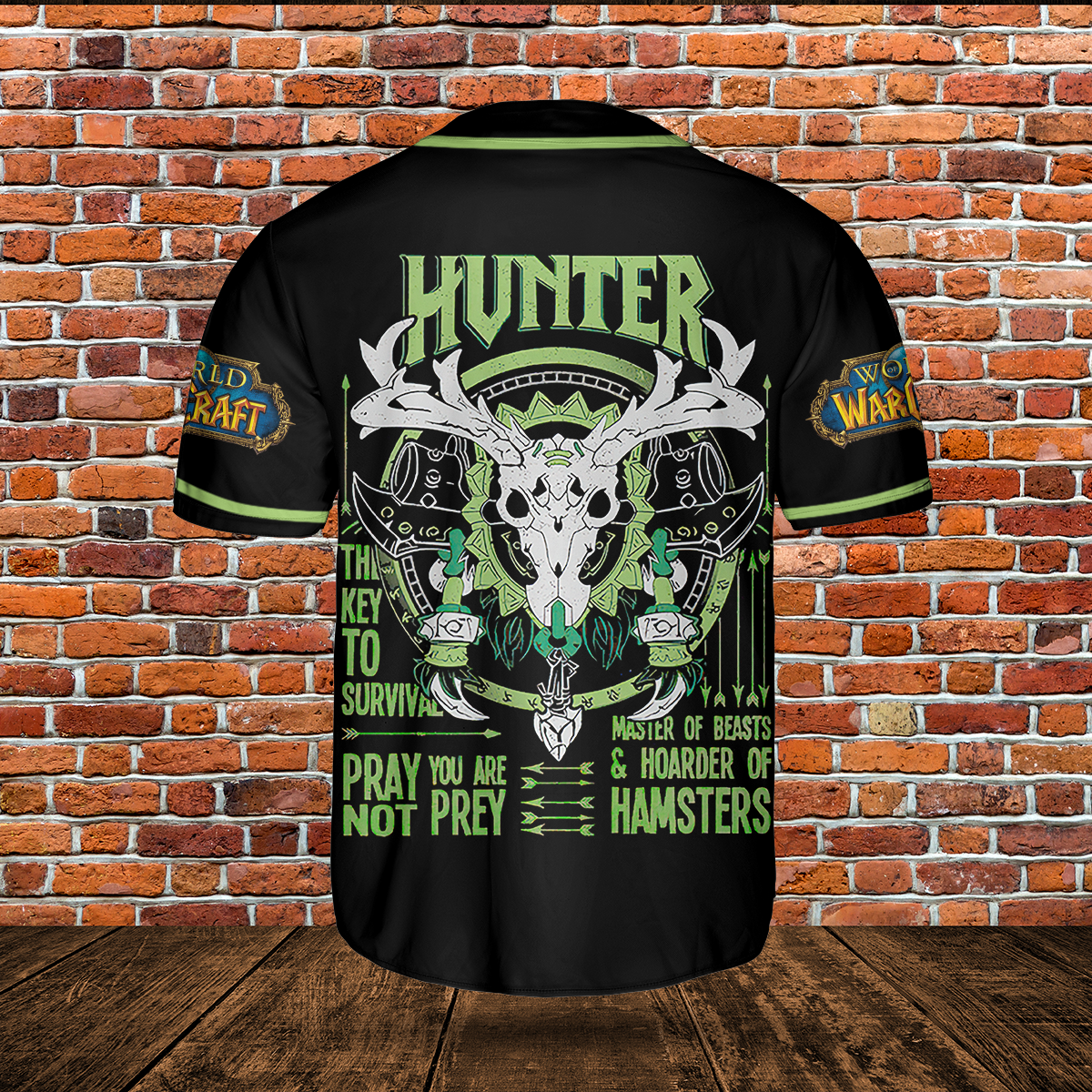 Hunter Class Icon V4 Classic Wow Collection AOP Baseball Jersey
