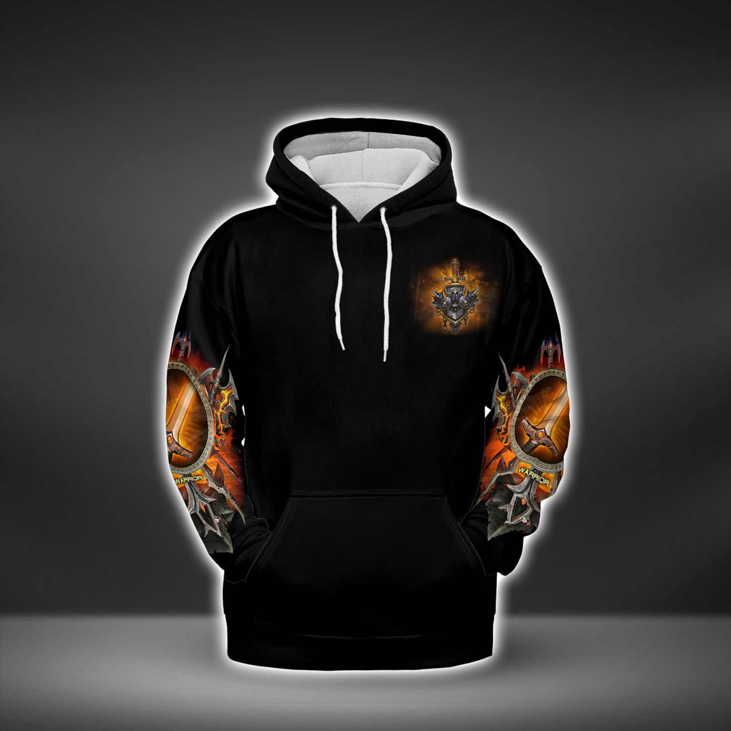 The Heart Of A Lion Warrior Wow AOP Hoodie Premium