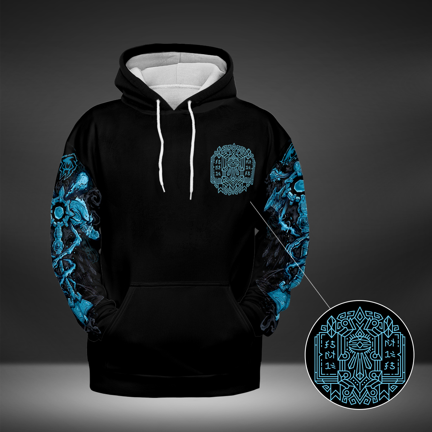 Mage - Masters of Time and Space - WoW Class AOP Hoodie Premium