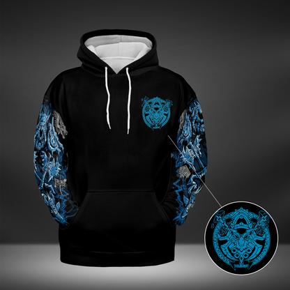Shaman - Adepts of the Elements - WoW Class AOP Hoodie Premium