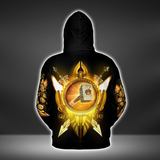 Paladin Icon WoW Classic AOP Hoodie Lightweight